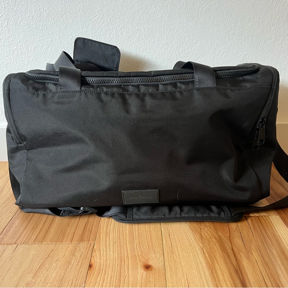 Vera Bradley Reactive Small Gym Bag in Black